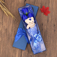 Load image into Gallery viewer, Rose Soap Bouquet With Cute Bear