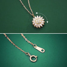 Load image into Gallery viewer, Rotatable Sunflower Necklace