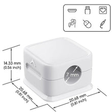 Load image into Gallery viewer, Magnetisk kabelholder, enkel, sikker og selvklebende kabelhåndtering