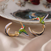 Load image into Gallery viewer, Cute Hummingbird Earrings