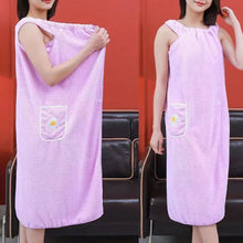 Load image into Gallery viewer, Quick Dry Absorb Water Wearable Bath Towel