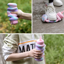 Load image into Gallery viewer, Cute Silicone Foldable Water Bottles