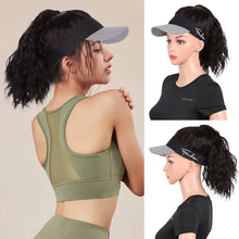 Load image into Gallery viewer, Women's Ponytail Wig Baseball Cap