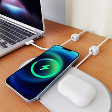 Load image into Gallery viewer, Magnetisk kabelholder, enkel, sikker og selvklebende kabelhåndtering