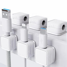 Load image into Gallery viewer, Magnetisk kabelholder, enkel, sikker og selvklebende kabelhåndtering