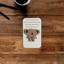 Load image into Gallery viewer, Pocket Hug Wooden Token