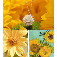 Load image into Gallery viewer, Rotatable Sunflower Necklace