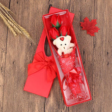 Load image into Gallery viewer, Rose Soap Bouquet With Cute Bear
