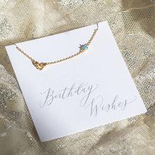Load image into Gallery viewer, Zodiac Birthstone Necklace