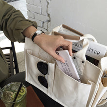 Load image into Gallery viewer, Large Capacity Canvas Messenger Bag