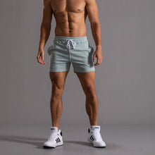 Load image into Gallery viewer, Men's Drawstring Elastic Workout Shorts