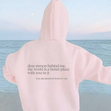 Load image into Gallery viewer, 'Dear Person Behind Me' Sweatshirt