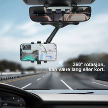 Load image into Gallery viewer, 360-graders roterbar telefonholder i bilspeilet