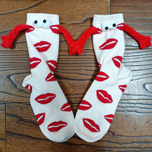 Load image into Gallery viewer, Couple Love Magnet Holding Hands Socks