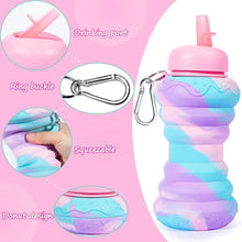 Load image into Gallery viewer, Cute Silicone Foldable Water Bottles