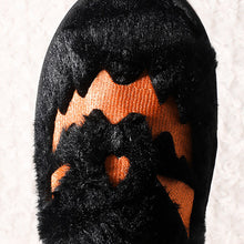 Load image into Gallery viewer, Halloween Pumpkin Lantern Slippers