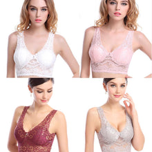 Load image into Gallery viewer, Women's Seamless Sports Lace Bra