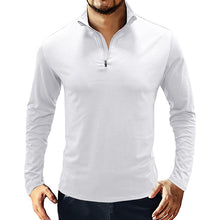 Load image into Gallery viewer, Gentleman Long Sleeve Cotton Polo Shirt