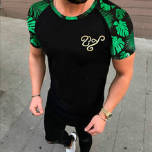 Load image into Gallery viewer, Men's Fashion Sports Fitness Color Matching Short-sleeved T-shirt