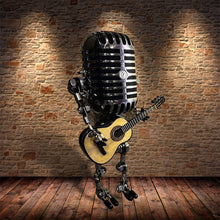 Load image into Gallery viewer, Retro mikrofon Robot USB