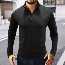 Load image into Gallery viewer, Gentleman Long Sleeve Cotton Polo Shirt