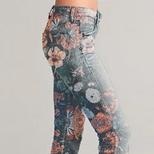Load image into Gallery viewer, Women's Stylish Floral Print Flared Pants
