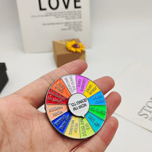Load image into Gallery viewer, Rotating Wheel Brooch