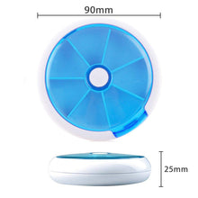 Load image into Gallery viewer, Weekly Portable Round Pill Box