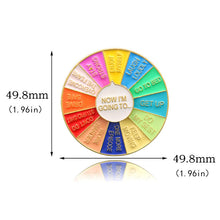 Load image into Gallery viewer, Rotating Wheel Brooch
