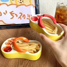 Load image into Gallery viewer, Funny Fries Plate