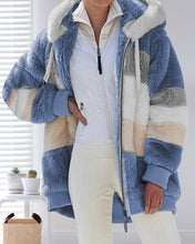 Load image into Gallery viewer, Plush Warm Hooded Coat
