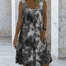 Load image into Gallery viewer, Women's Sleeveless Casual Printed Pocket Dress