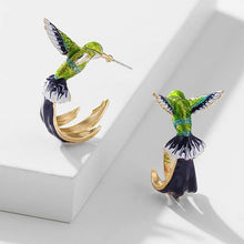 Load image into Gallery viewer, Cute Hummingbird Earrings