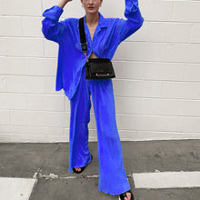 Load image into Gallery viewer, Women's Elegant Pleated Two-Piece Set