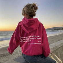 Load image into Gallery viewer, 'Dear Person Behind Me' Sweatshirt