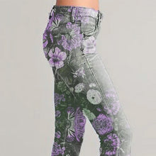 Load image into Gallery viewer, Women's Stylish Floral Print Flared Pants