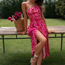 Load image into Gallery viewer, Sleeveless Backless Hemline Open Dress
