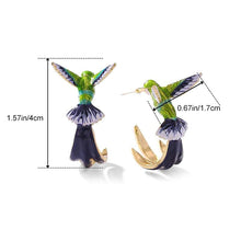 Load image into Gallery viewer, Cute Hummingbird Earrings