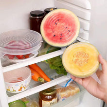 Load image into Gallery viewer, Stretchable Food Silicone Lid, 6 pieces