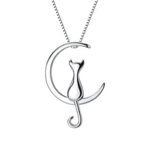 Load image into Gallery viewer, Cat pendant necklace