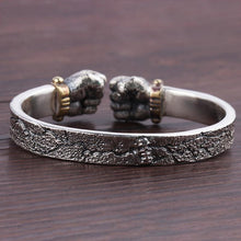 Load image into Gallery viewer, Sterling Silver Power Fist Bracelet
