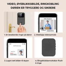 Load image into Gallery viewer, Smart videoringeklokke
