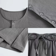 Load image into Gallery viewer, Men's Cotton Linen Casual Suit