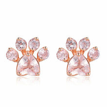 Load image into Gallery viewer, Cute Cat Paw Earrings
