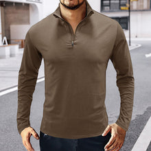 Load image into Gallery viewer, Gentleman Long Sleeve Cotton Polo Shirt