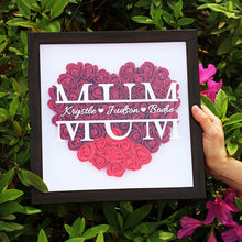 Load image into Gallery viewer, Flower Shadow Box For Mother's Day