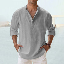 Load image into Gallery viewer, Men's Cotton Linen Casual Shirt