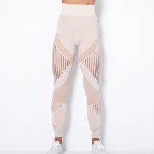 Load image into Gallery viewer, Seamless Knitted Striped Yoga Pants