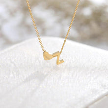 Load image into Gallery viewer, Initial Heart Necklace