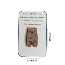 Load image into Gallery viewer, Pocket Hug Wooden Token